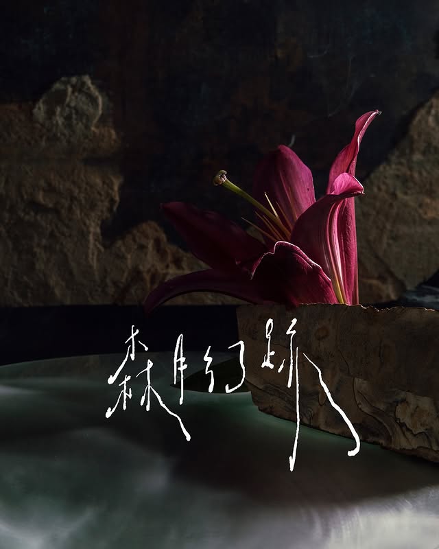 暖流空間裡的花藝與石材
